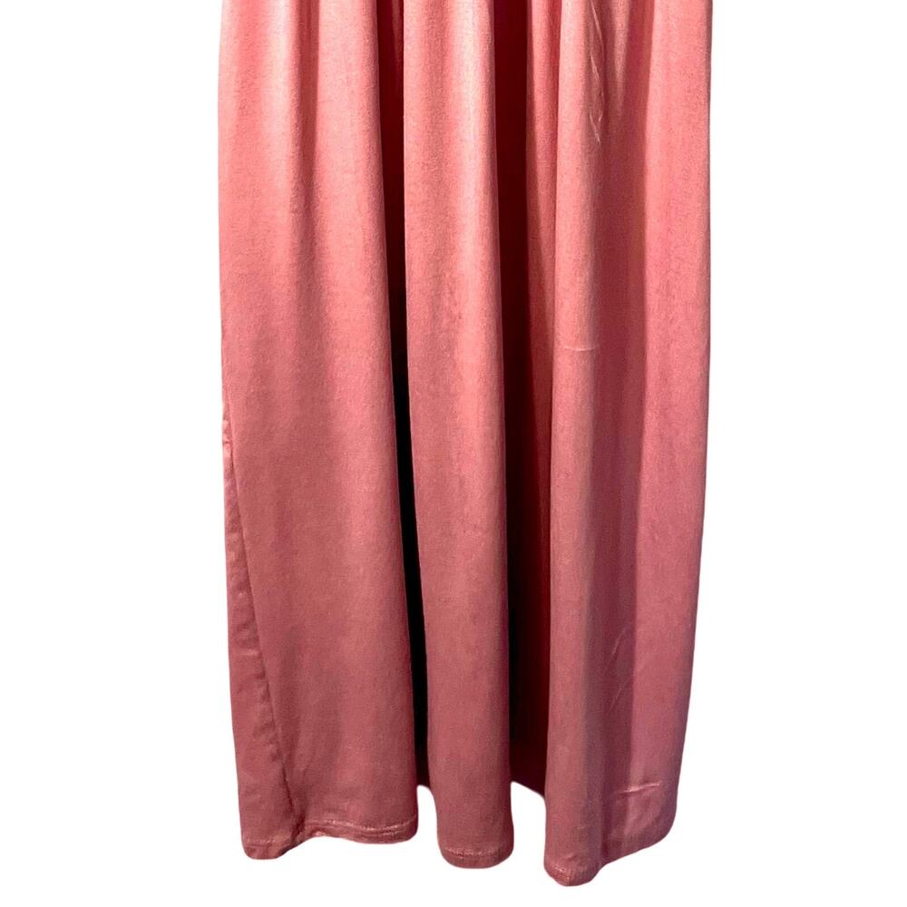 Olivia Rae Maxi Dress Womens Size S Pink Rose Lightweight Sleeveless Straps NWT - Picture 7 of 7